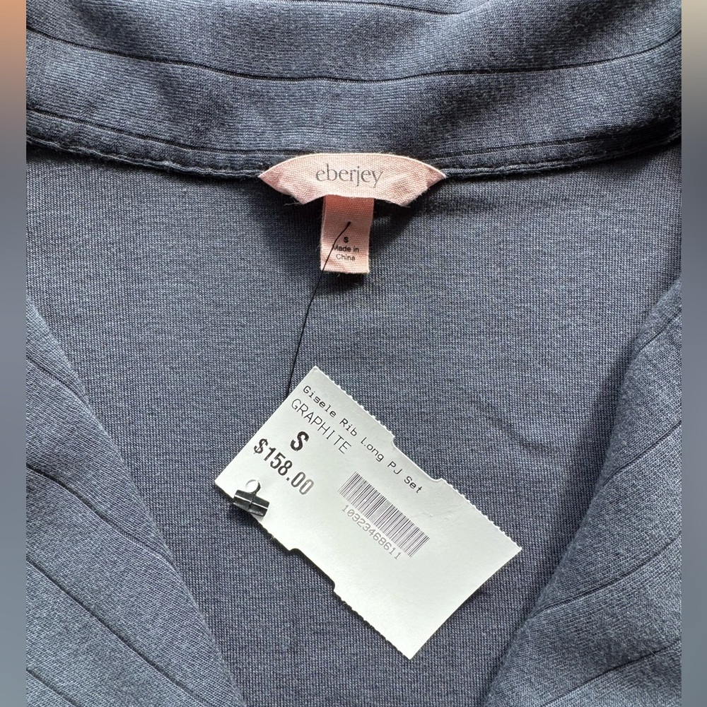 EBERJEY
Gisele Rib Long Pajama Set (Graphite) - Picture 6 of 7